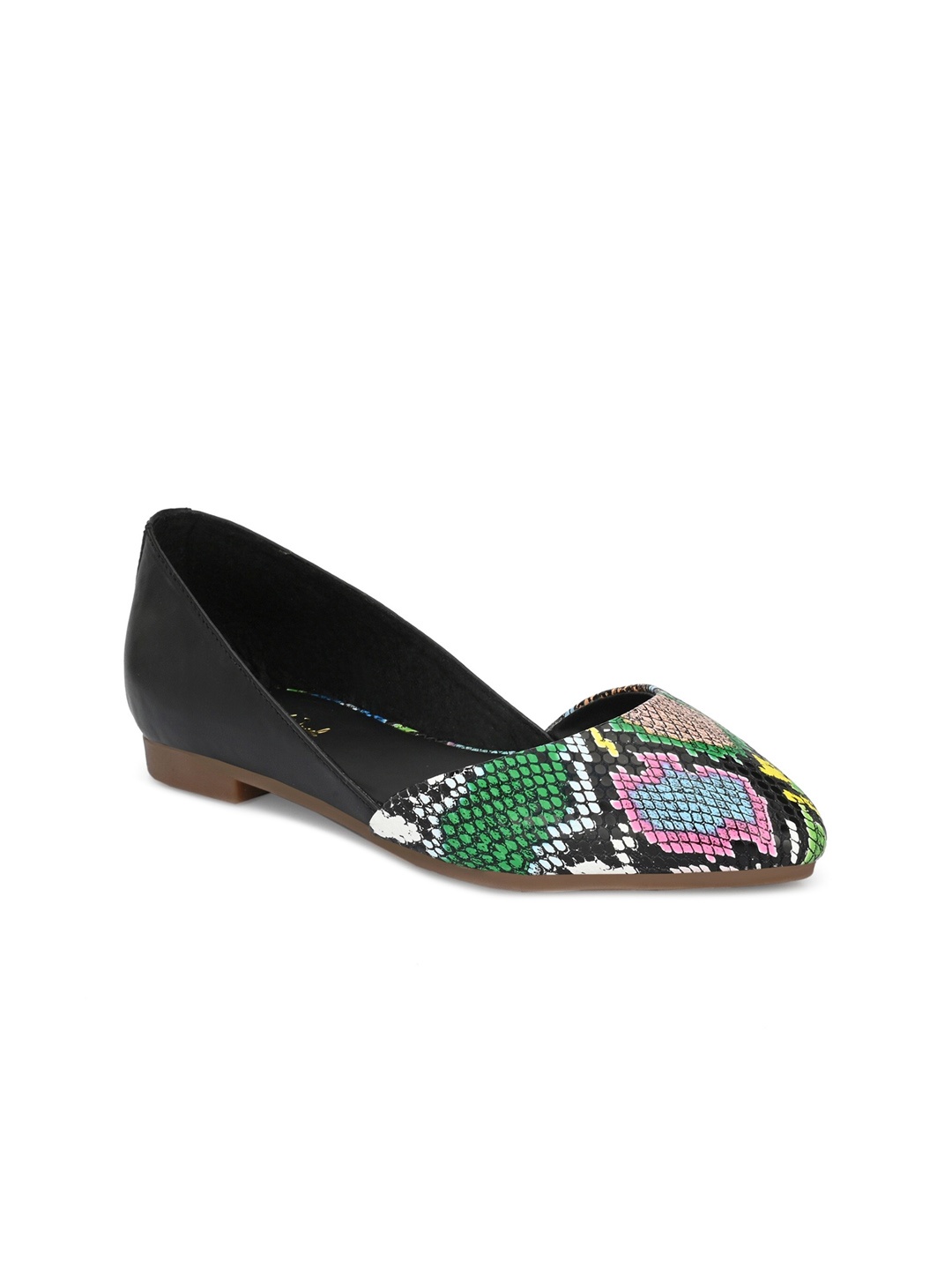 

TimberWood Women Black Printed Ballerinas