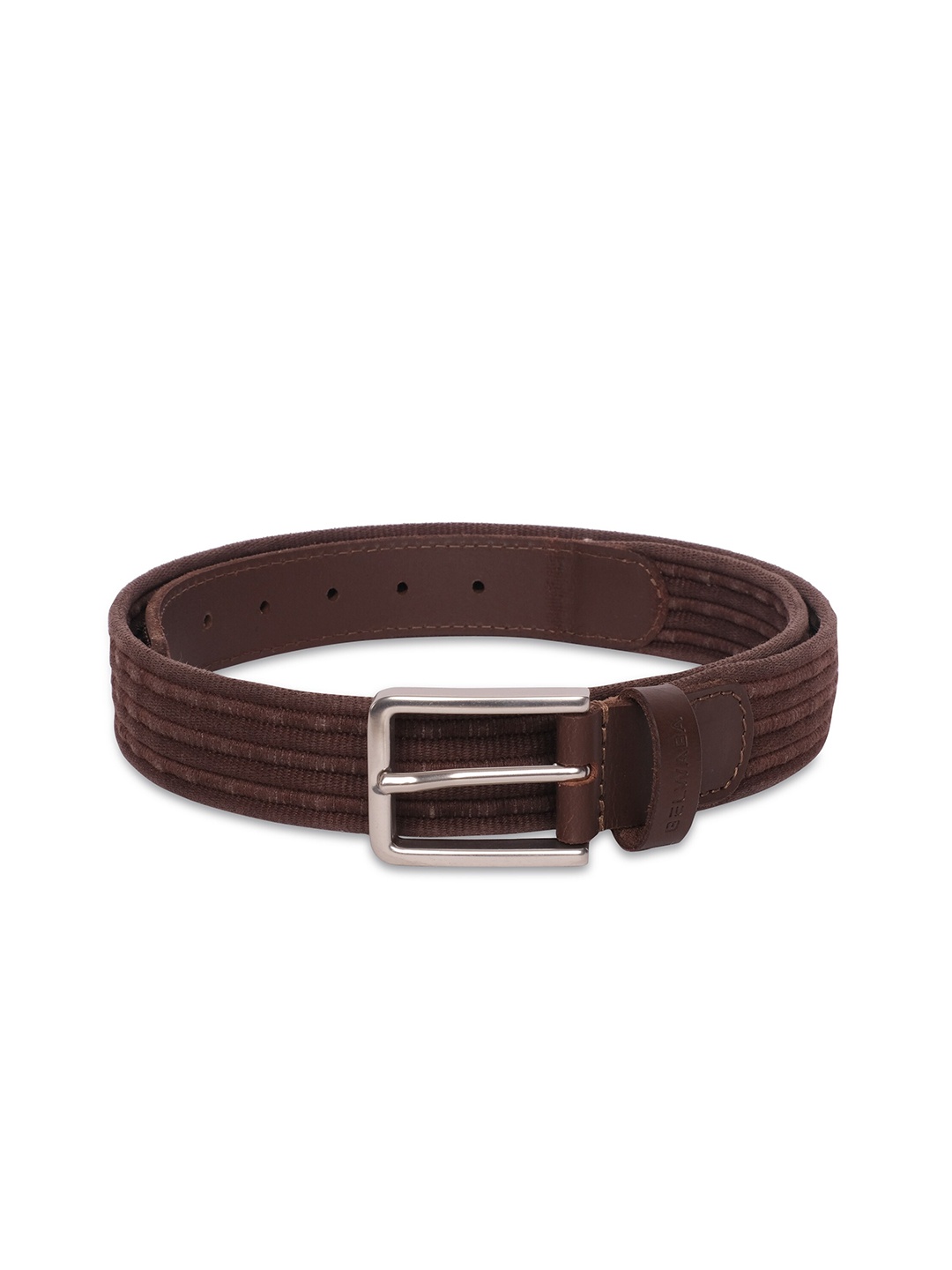 

Belwaba Men Brown Leather Belt