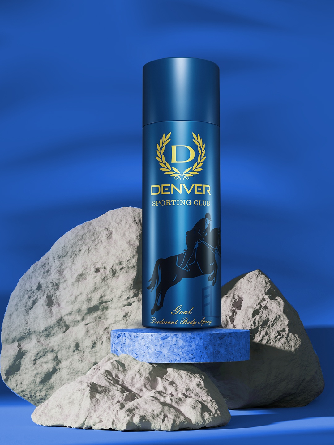 

Denver Men Sporting Club Goal Deodorant Body Spray - 200 ml, Navy blue