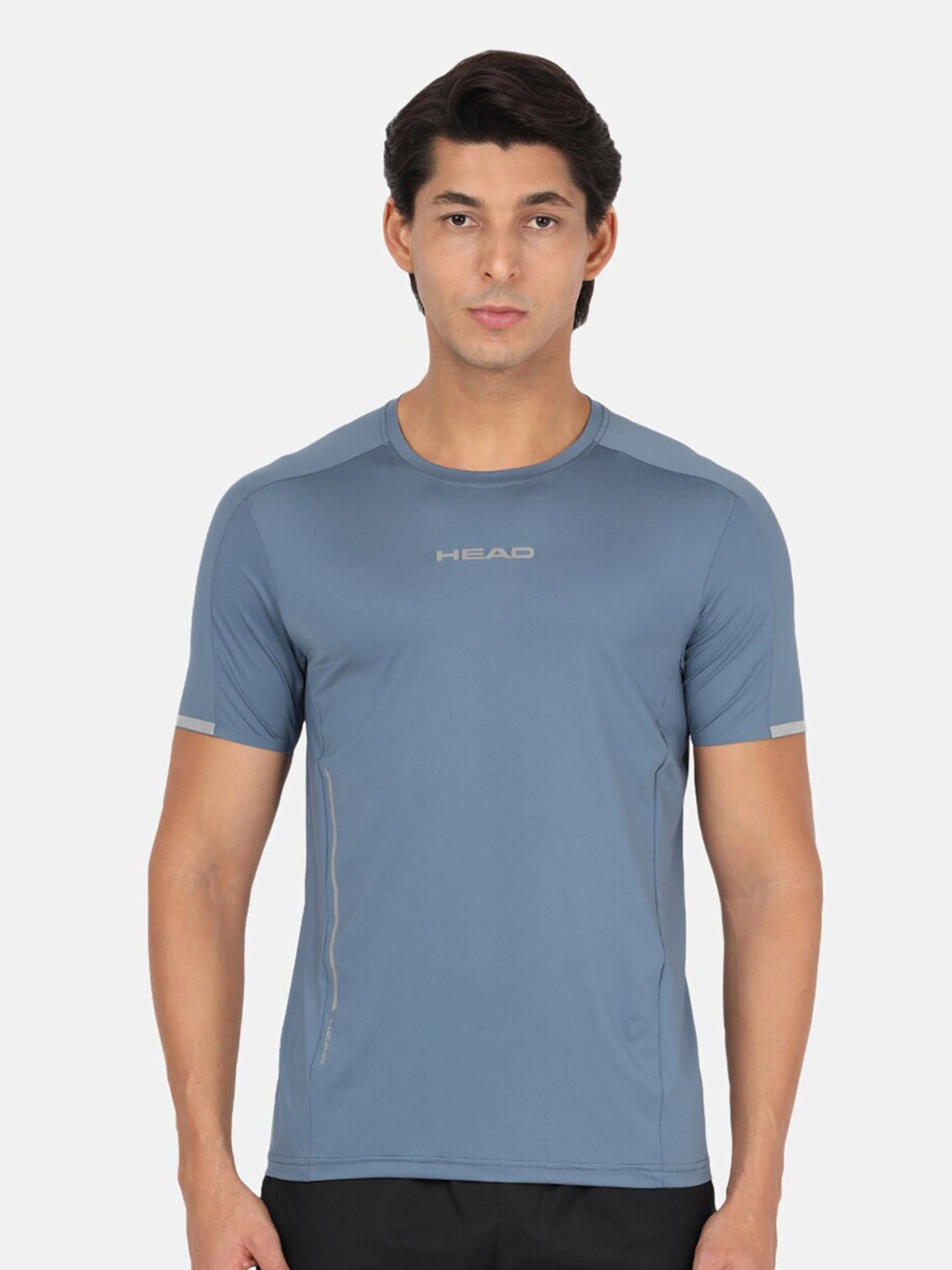 Head Men Blue Slim Fit Outdoor T-shirt
