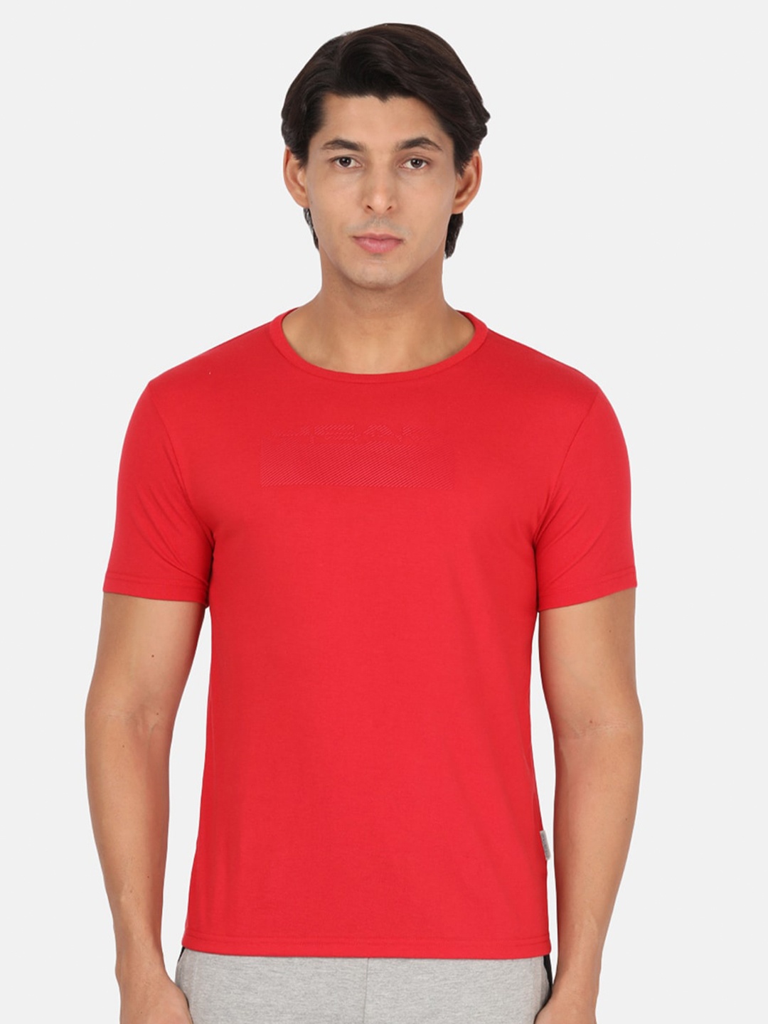 

Head Men Red Slim Fit Outdoor T-shirt