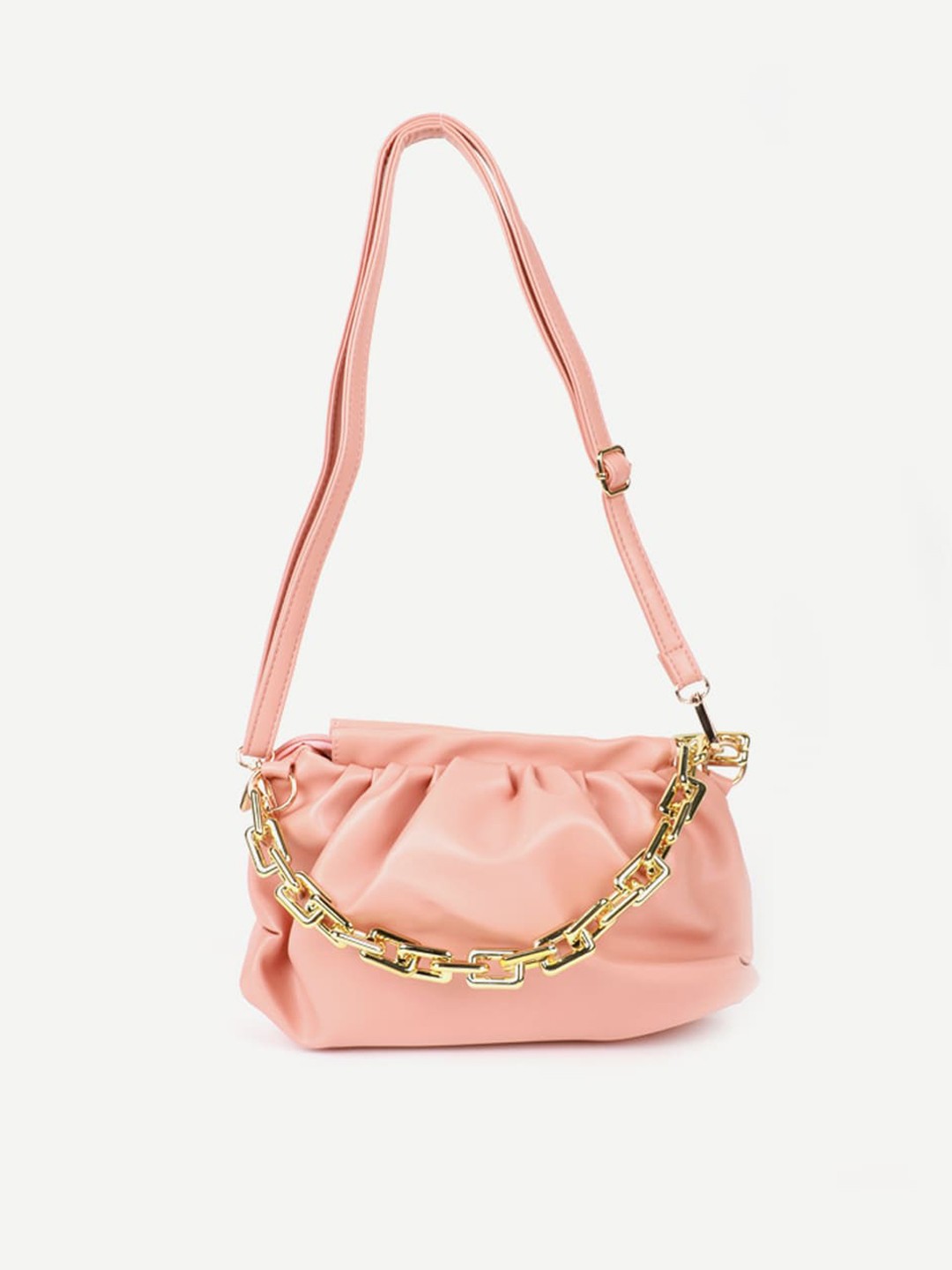 

Carlton London Pink Structured Sling Bag