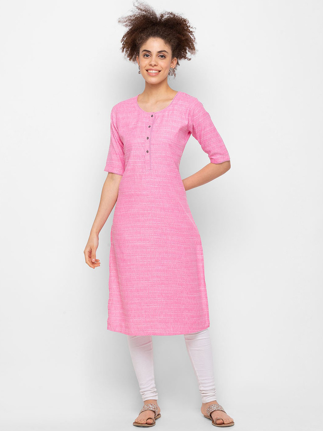 

ZOLA Women Pink Kurta
