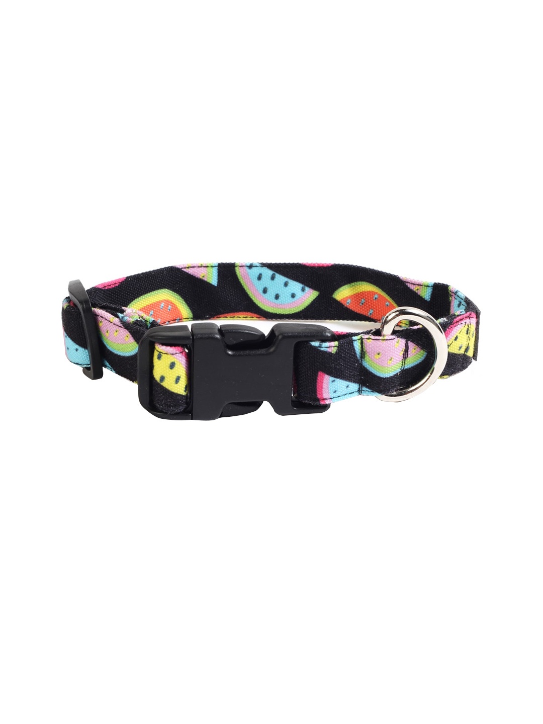 

LANA PAWS Unisex Black Printed Dog Collar