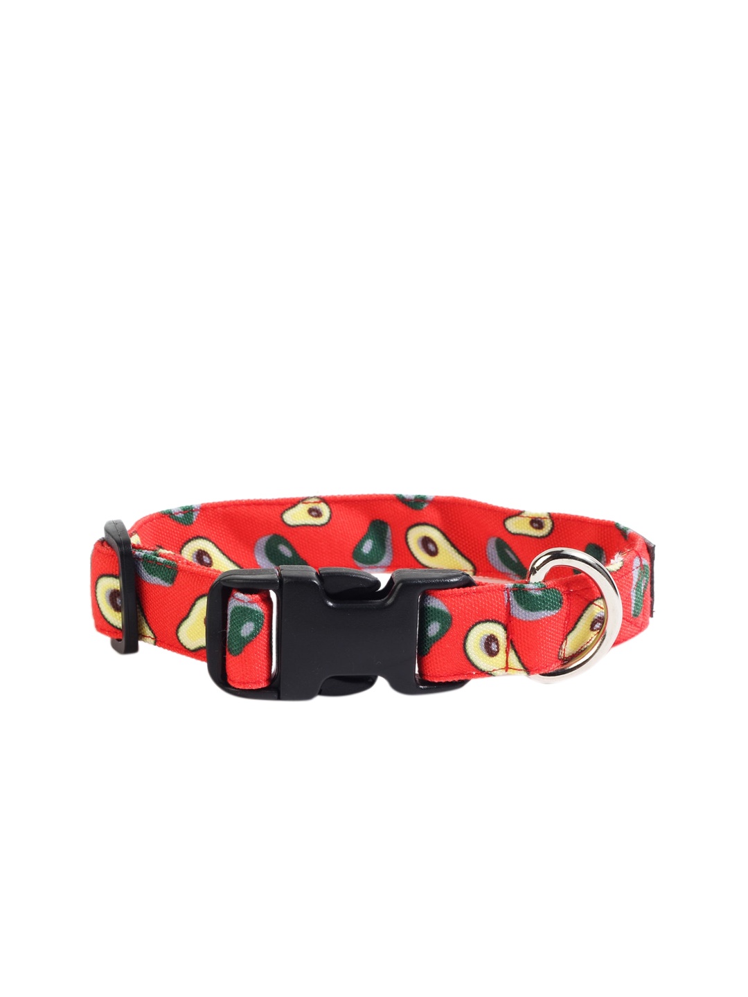 

LANA PAWS Red & Yellow Printed Dog Collar