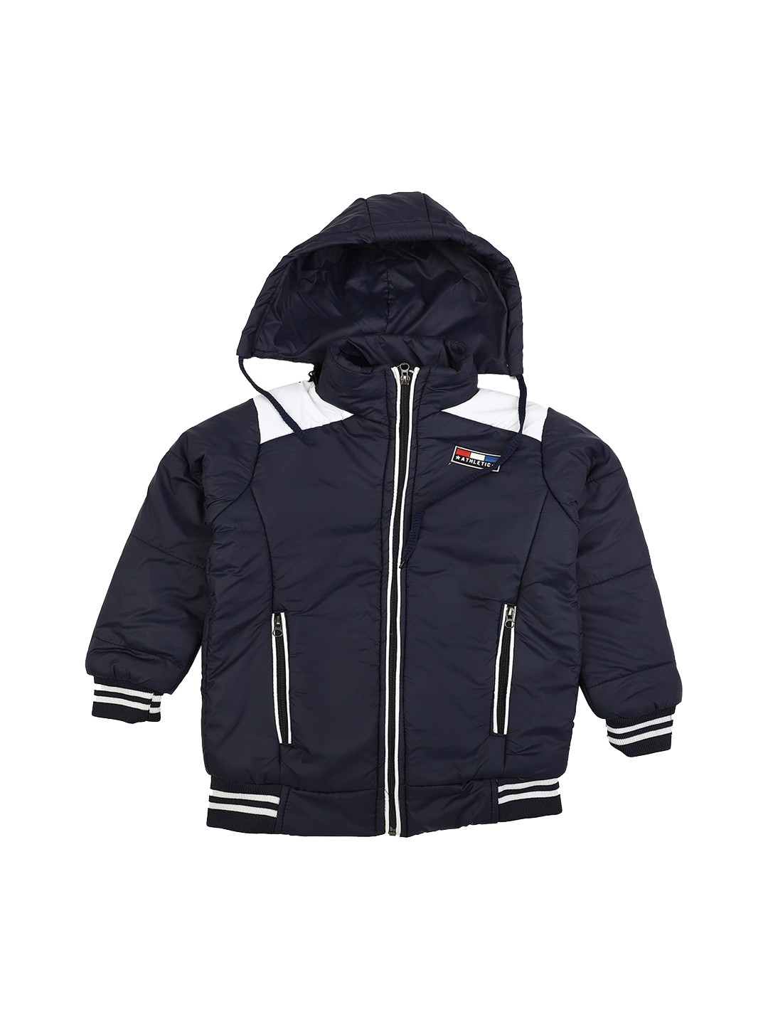 

V-Mart Boys Navy Blue & White Lightweight Jacket