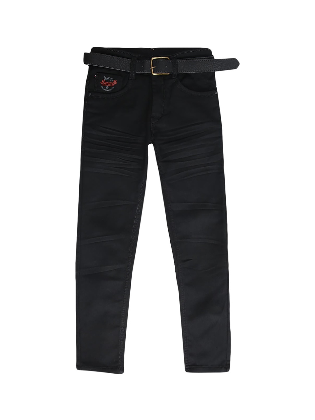 

V-Mart Boys Black Solid Easy Wash Trousers