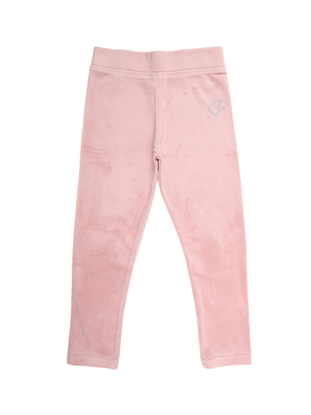 

V-Mart Girls Pink Solid Leggings