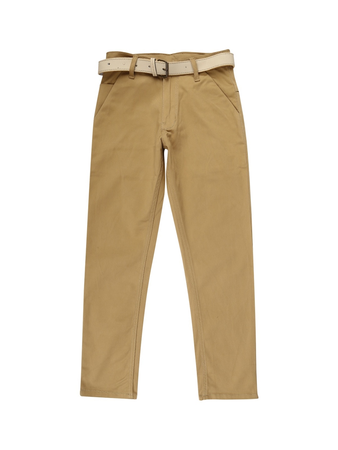 

V-Mart Boys Beige Solid Easy Wash Trousers