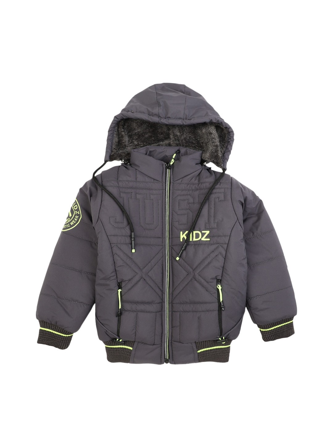 

V-Mart Boys Grey Lightweight Varsity Jacket