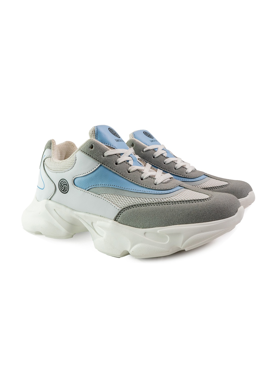 

bacca bucci Men Grey Colourblocked Sneakers