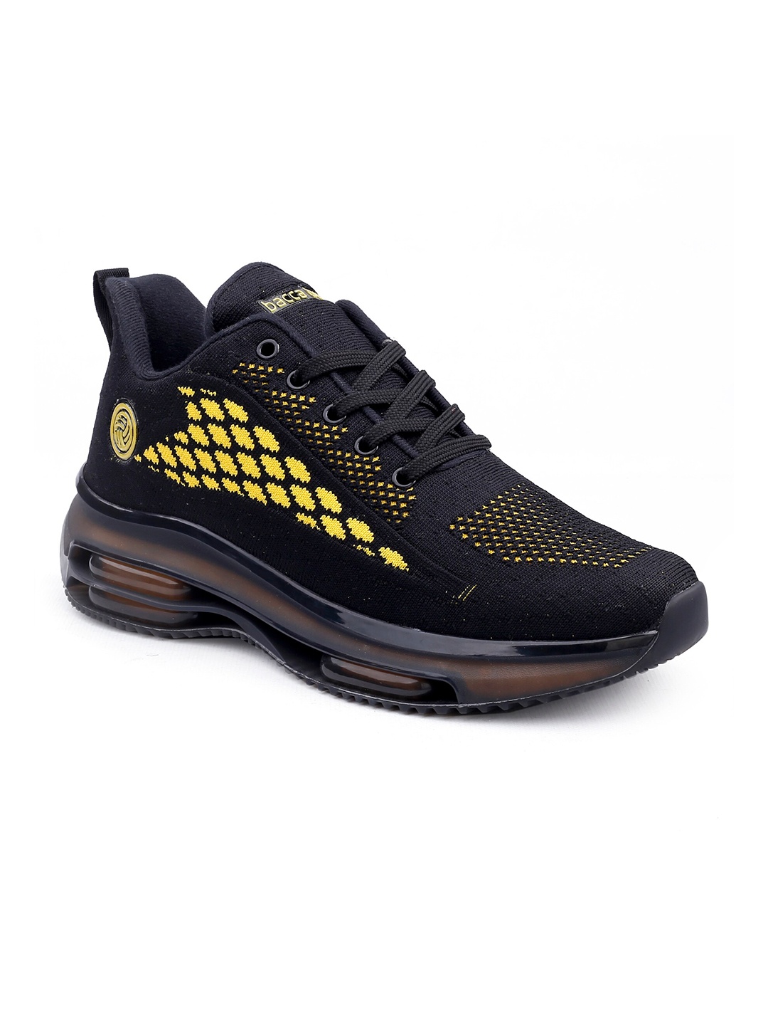 

bacca bucci Men Black BLAZE Triple Air Bounce Mid Top Training or Gym Shoes