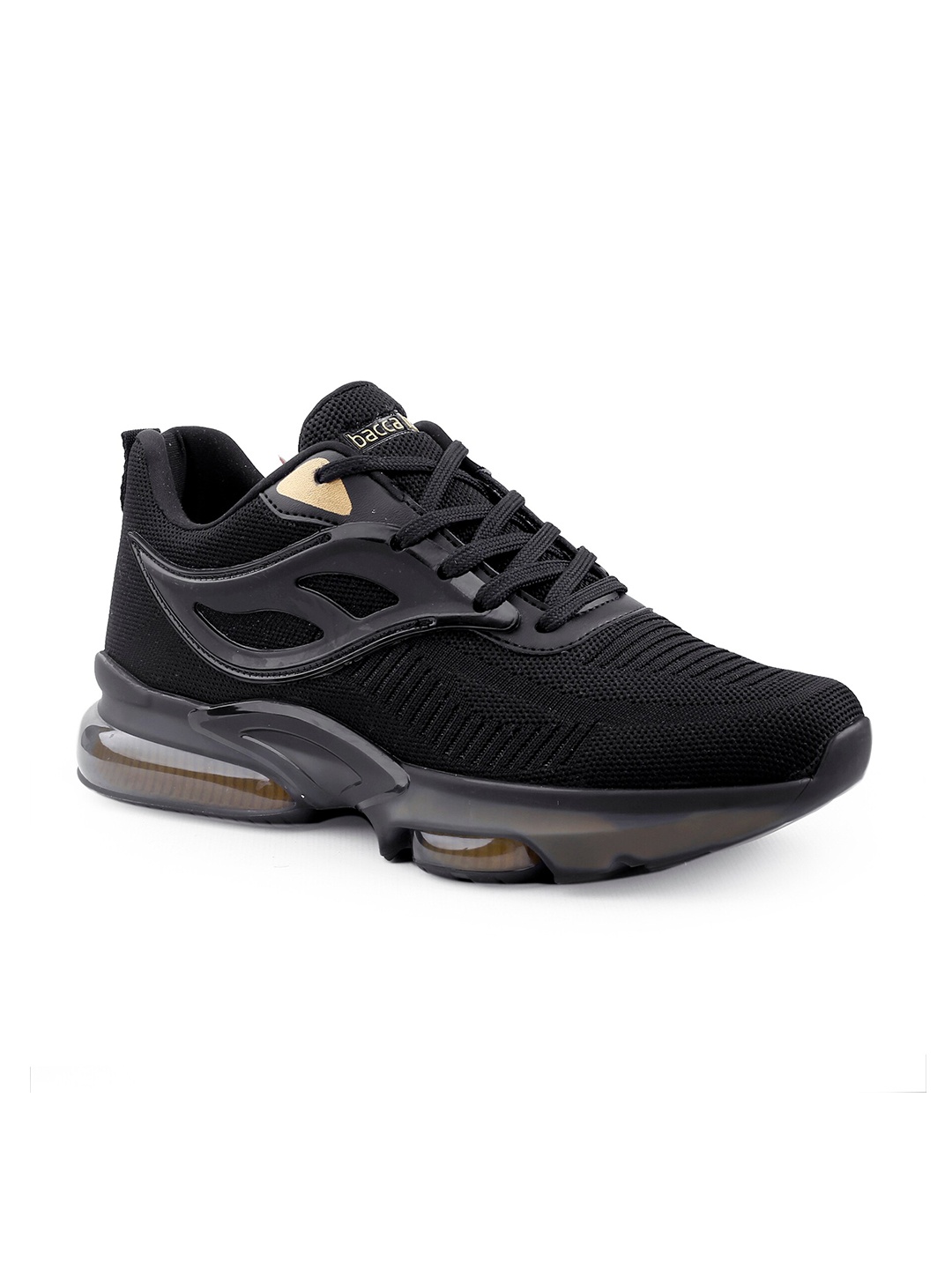 

bacca bucci Men Black Mesh Training or Gym Non-Marking Shoes