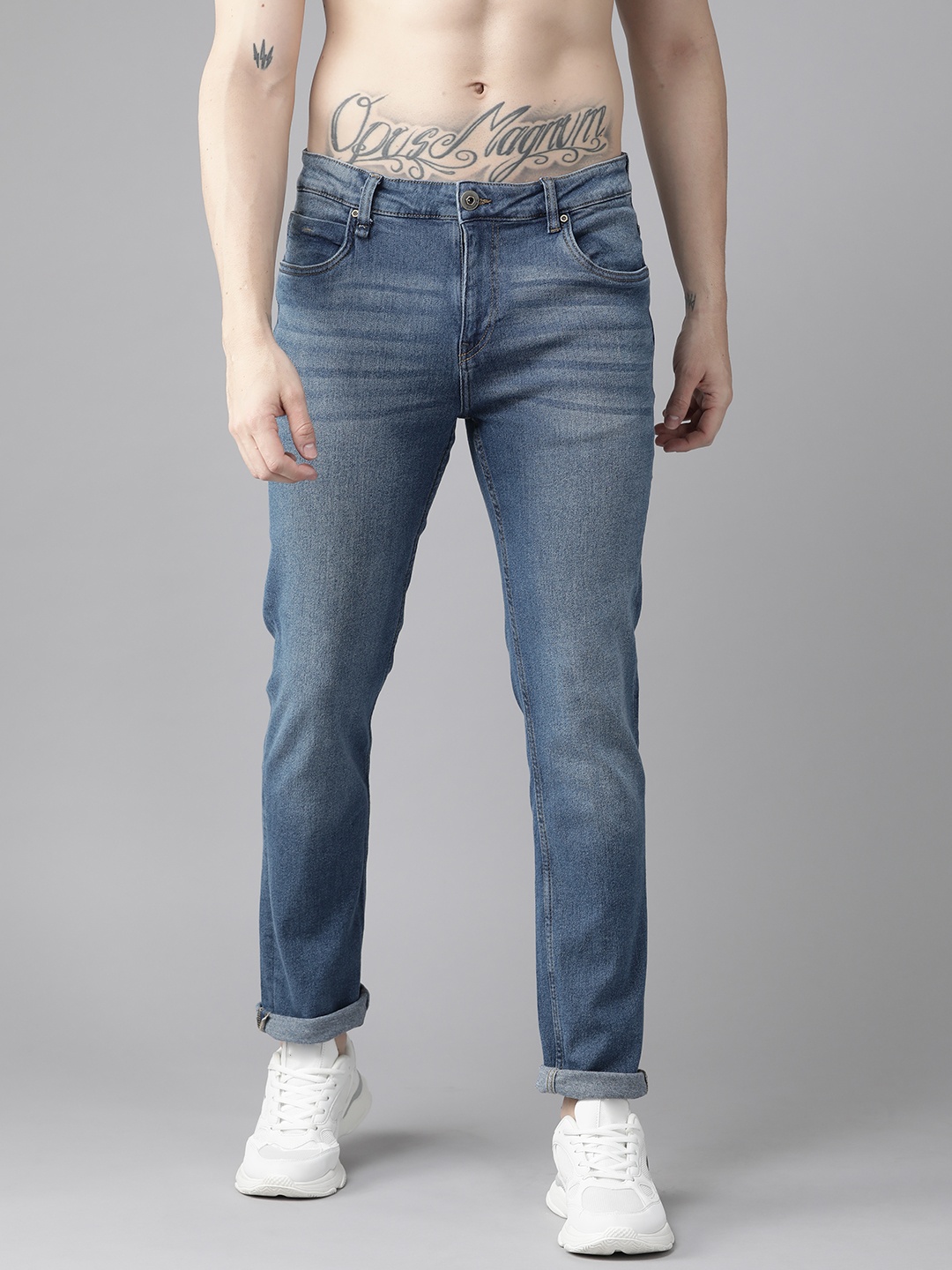 

Roadster Men Blue Slim Tapered Fit Stretchable Jeans