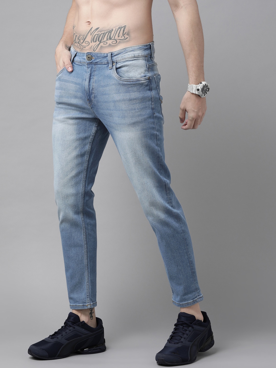 

Roadster Men Blue Skinny Fit Light Fade Stretchable Jeans