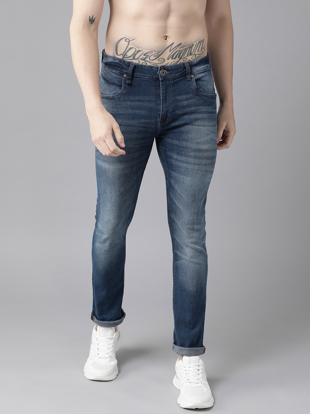 

Roadster Men Blue Skinny Fit Light Fade Stretchable Jeans