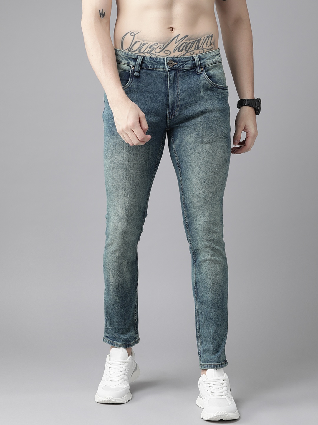 

Roadster Men Blue Skinny Fit Light Fade Stretchable Jeans