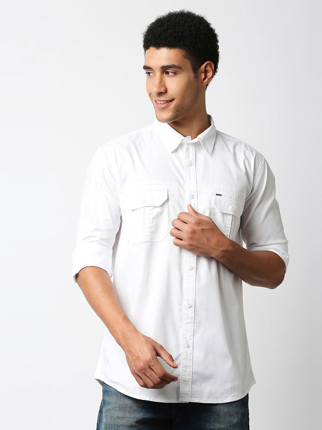 

Pepe Jeans Men White Casual Shirt
