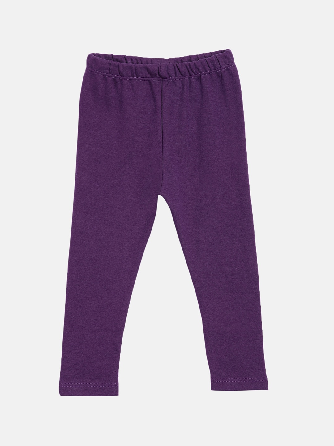 

Kryptic Girls Purple Solid Cotton Ankle Length Leggings