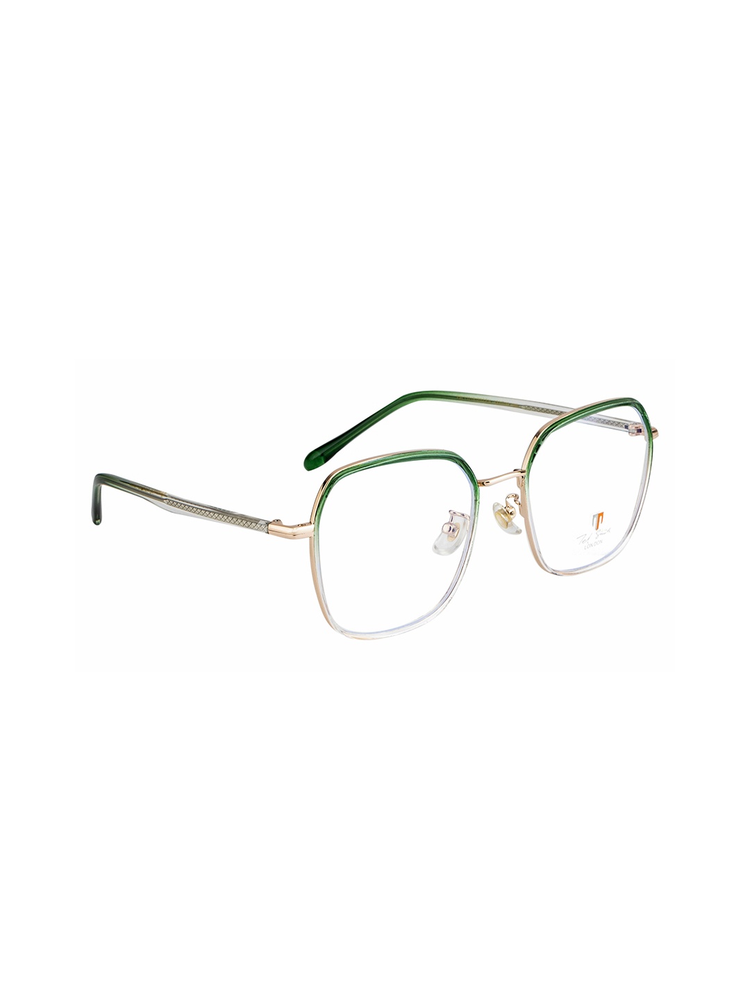 

Ted Smith Unisex Green Full Rim Square Frames Eyeglasses