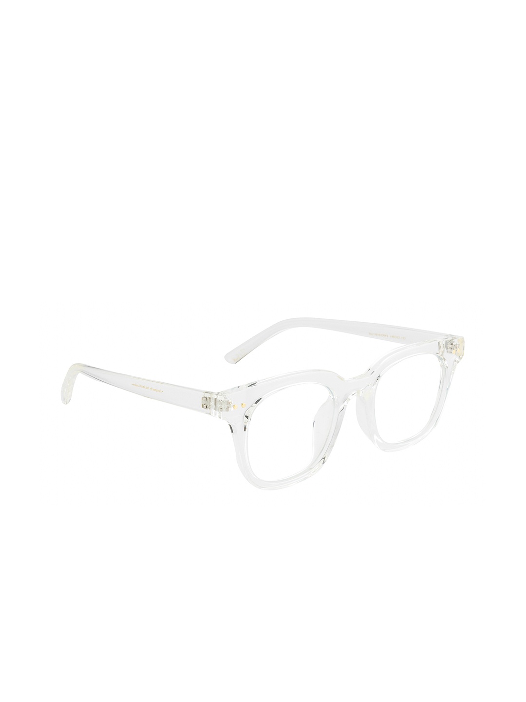 

Ted Smith Unisex Transparent Full Rim Wayfarer Frames TS-11016_CRY