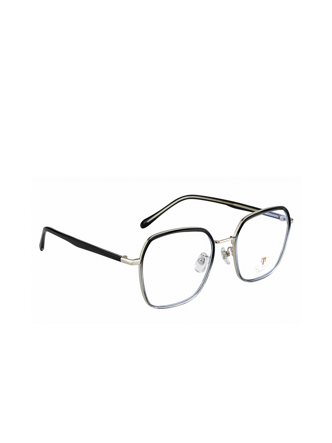 

Ted Smith Unisex Grey & Blue Full Rim Square Frames TS-11019_B.GRY