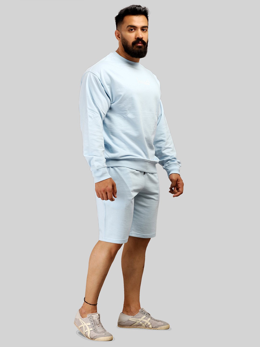 

FUAARK Men Blue Loose Fit Shorts