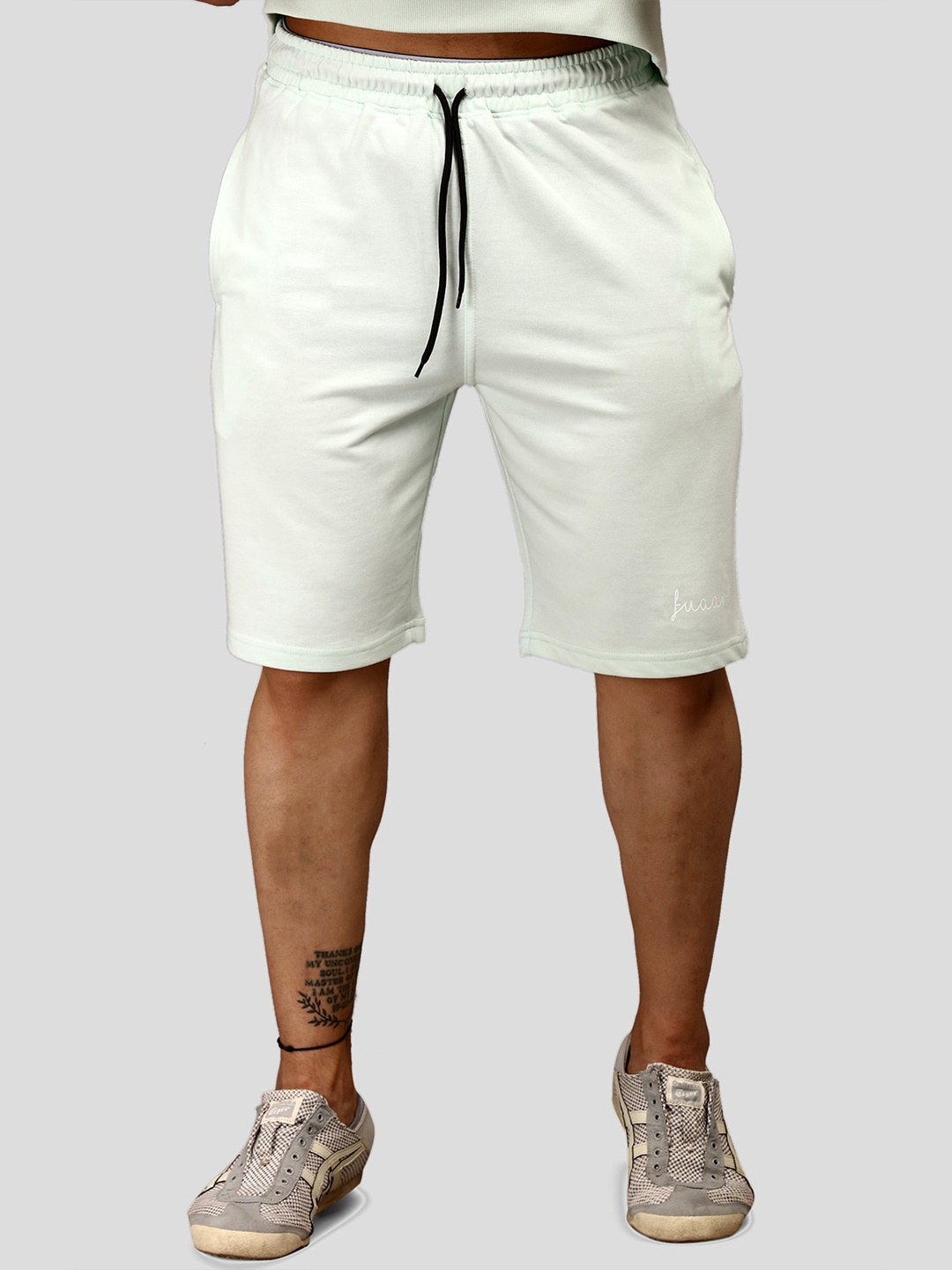 

FUAARK Men Green Loose Fit Training or Gym Shorts