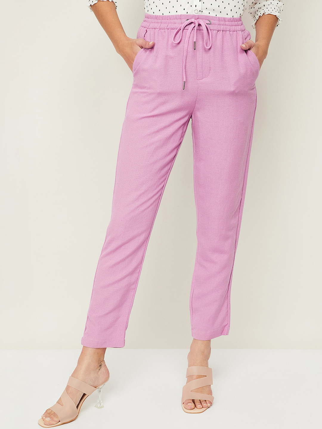 

Bossini Women Pink Trousers