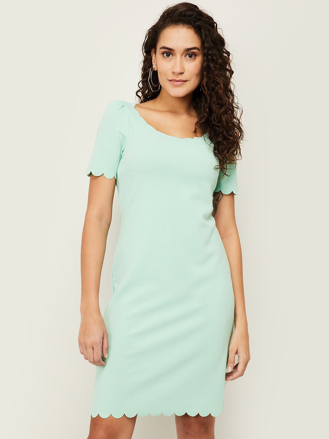 

CODE by Lifestyle Women Green Sheath Dress
