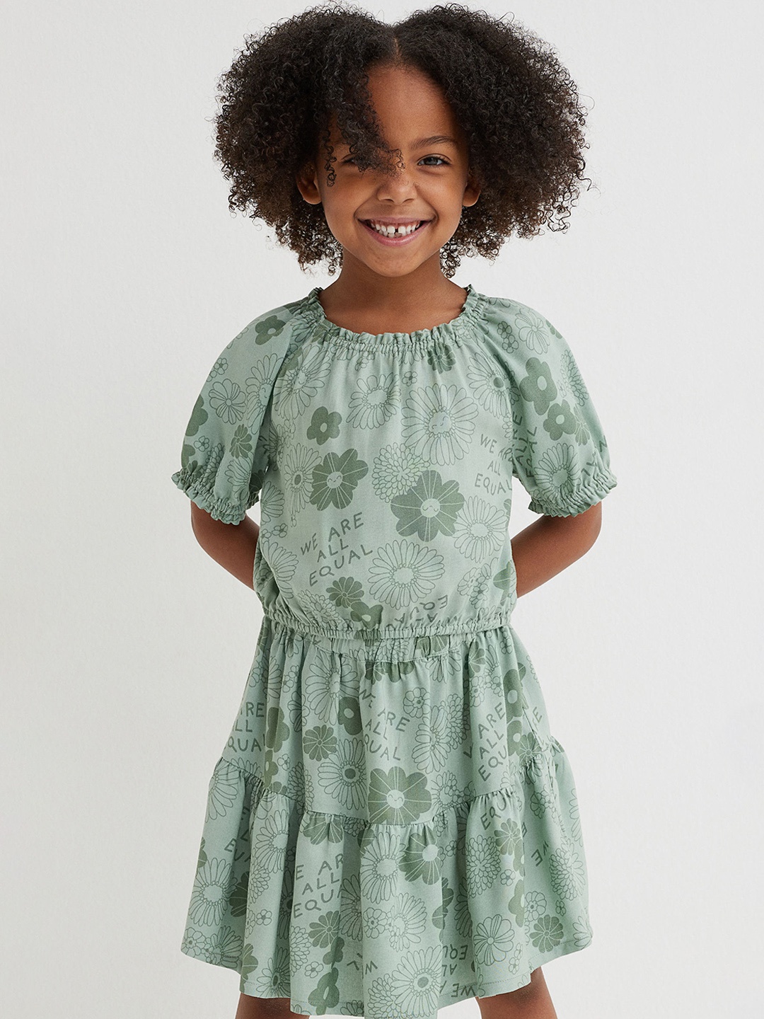

H&M Girls Turquoise Blue 2-Piece Set