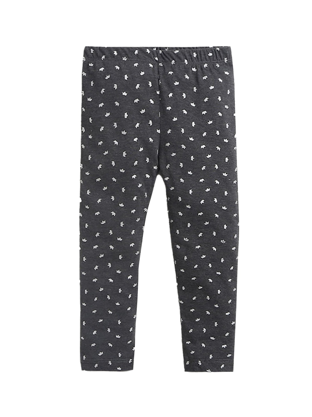 

Hopscotch Girls Black Printed Cotton Leggings