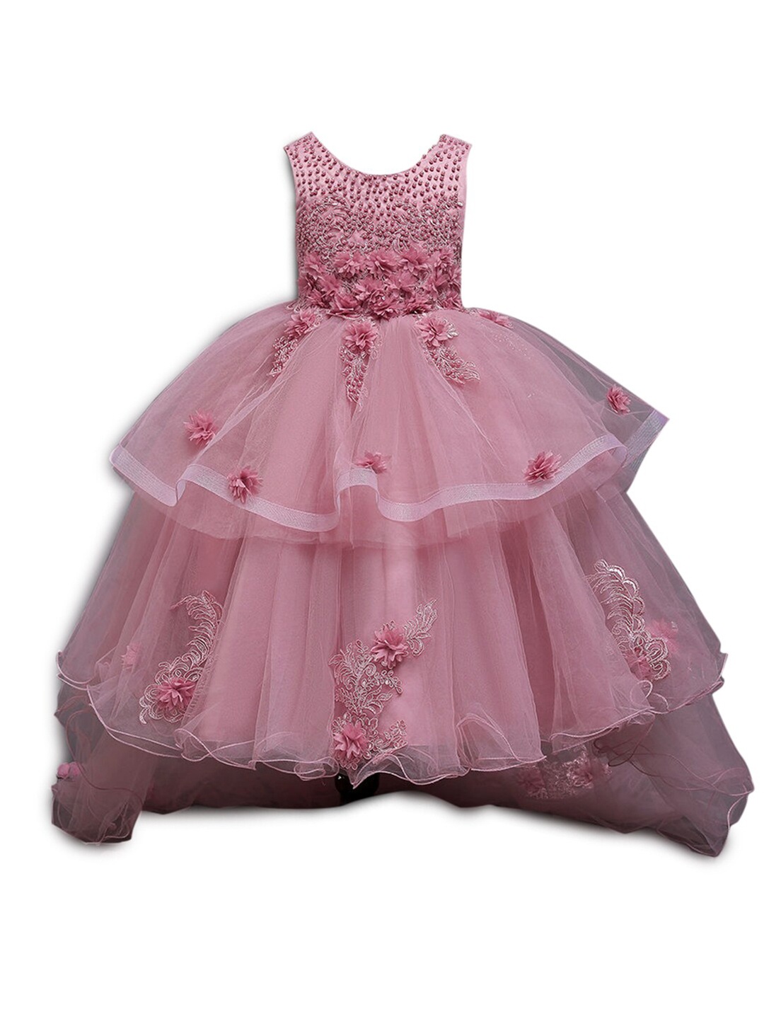 

Hopscotch Girls Pink Maxi Dress