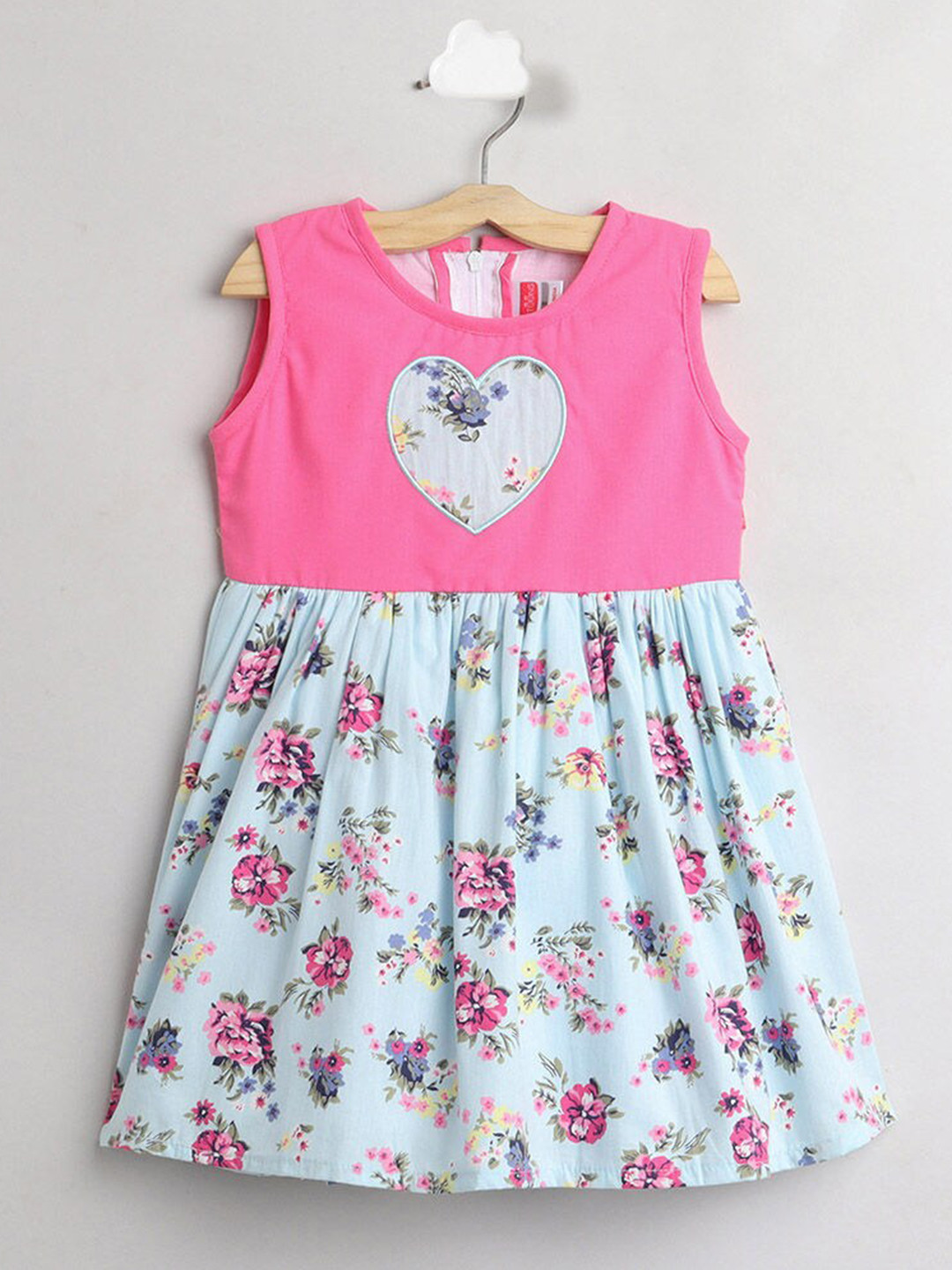 

Hopscotch Pink Floral Dress