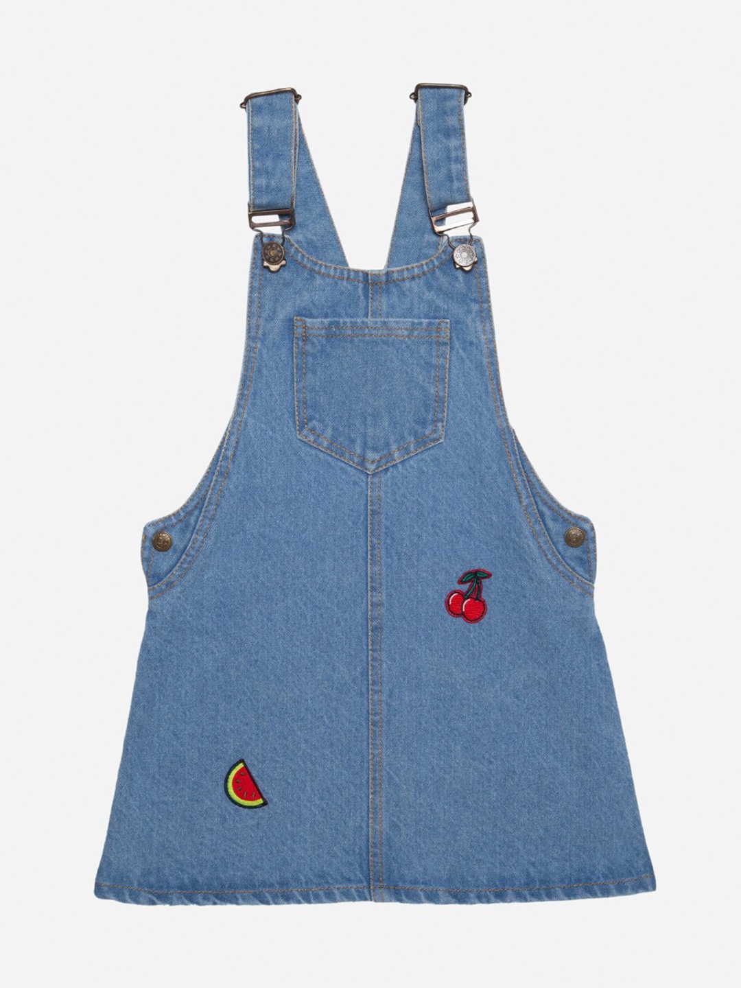 

Jungleebilli Blue Denim Pinafore Dress