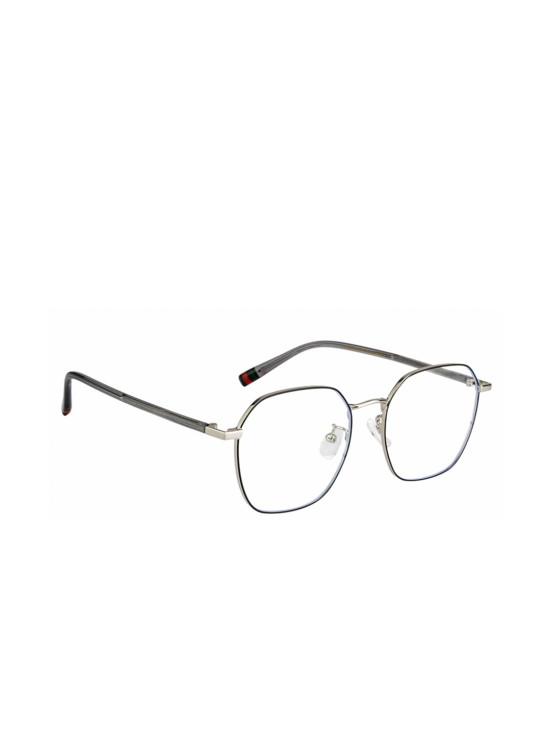 

Ted Smith Unisex Black Full Rim Wayfarer Frames TSI-B001_BLK-SIL