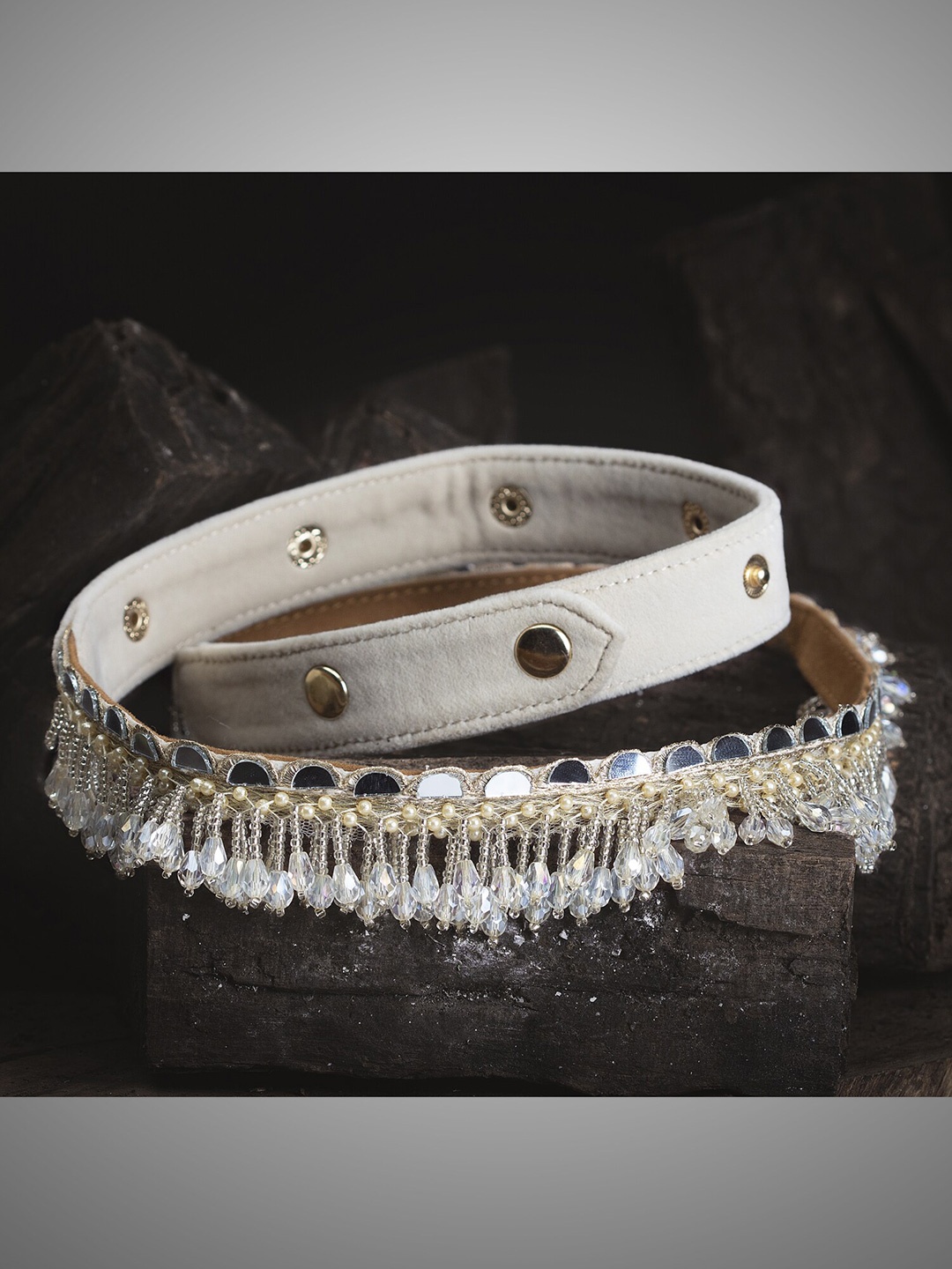 

D'oro Women Gold-Toned Embellished Waist Belt