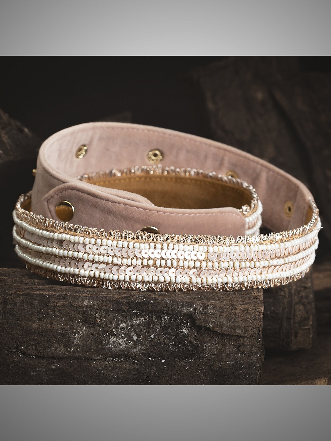 

D'oro Women Gold-Toned Embellished Belt
