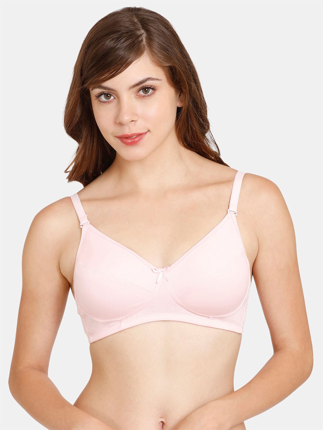 

Rosaline by Zivame Pink Non Padded Non-Wired Bra