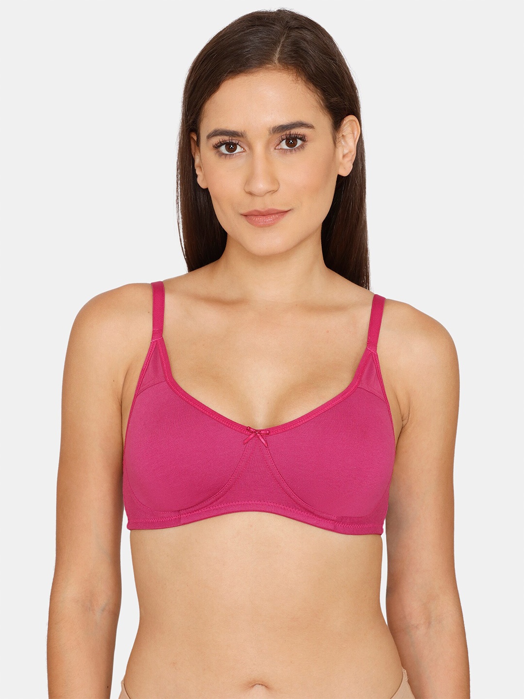 

Rosaline by Zivame Pink Non Padded Non Wired T Shirt Bra