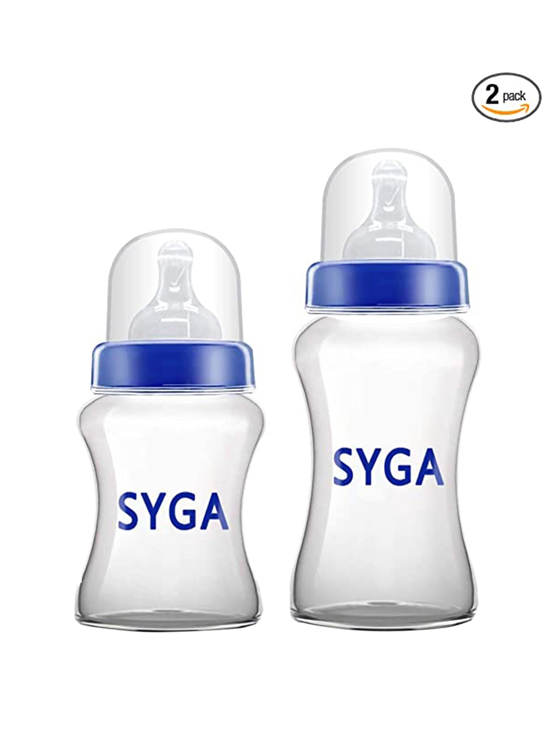 

SYGA Set of 2 Blue Feeding Bottles