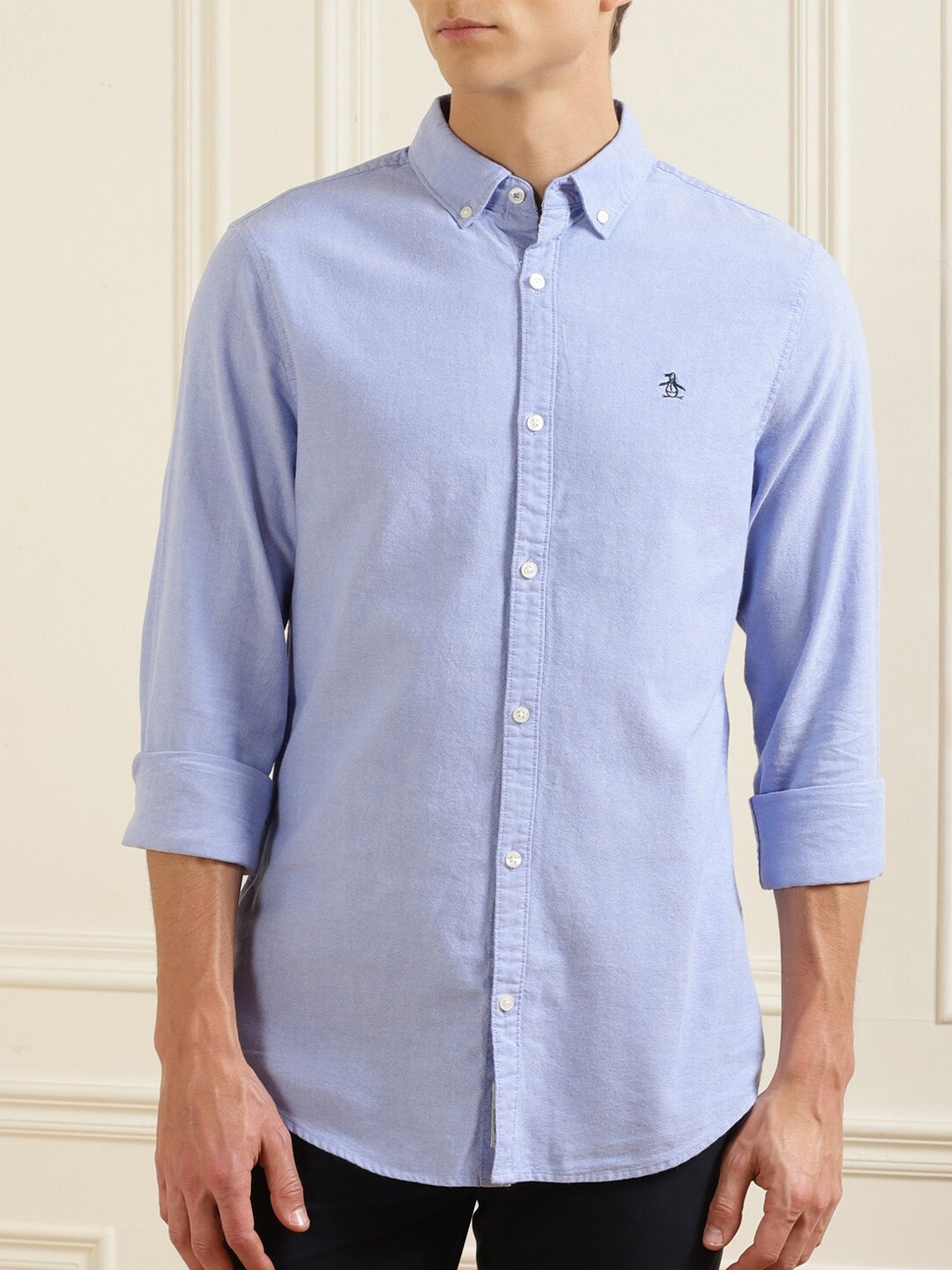 

Original Penguin Men Blue Casual Shirt