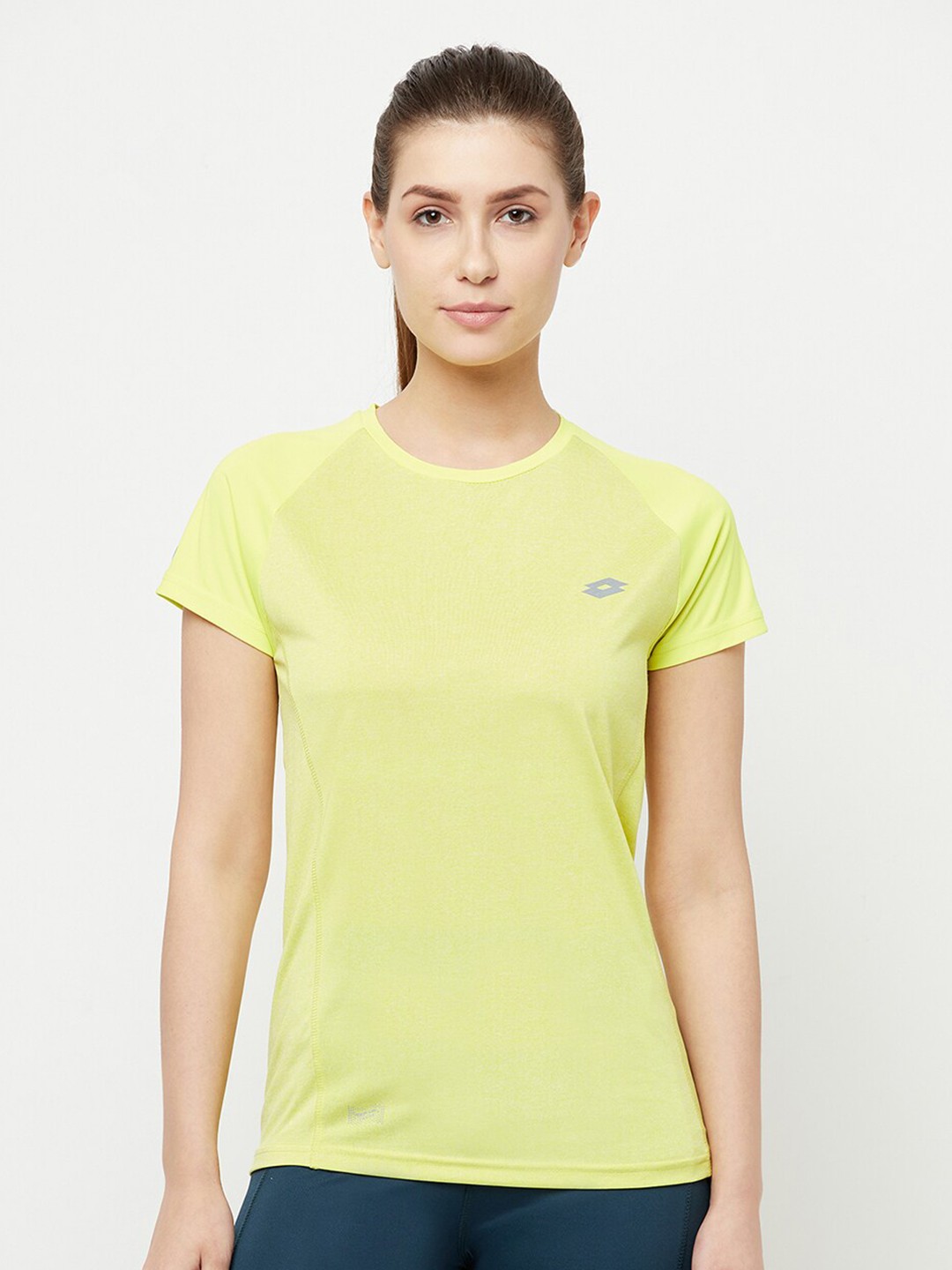

Lotto Women Yellow Sports T-shirt