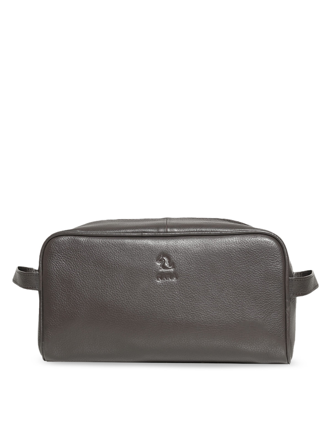 

Kara Unisex Brown Leather Waterproof Travel Toiletry Bag