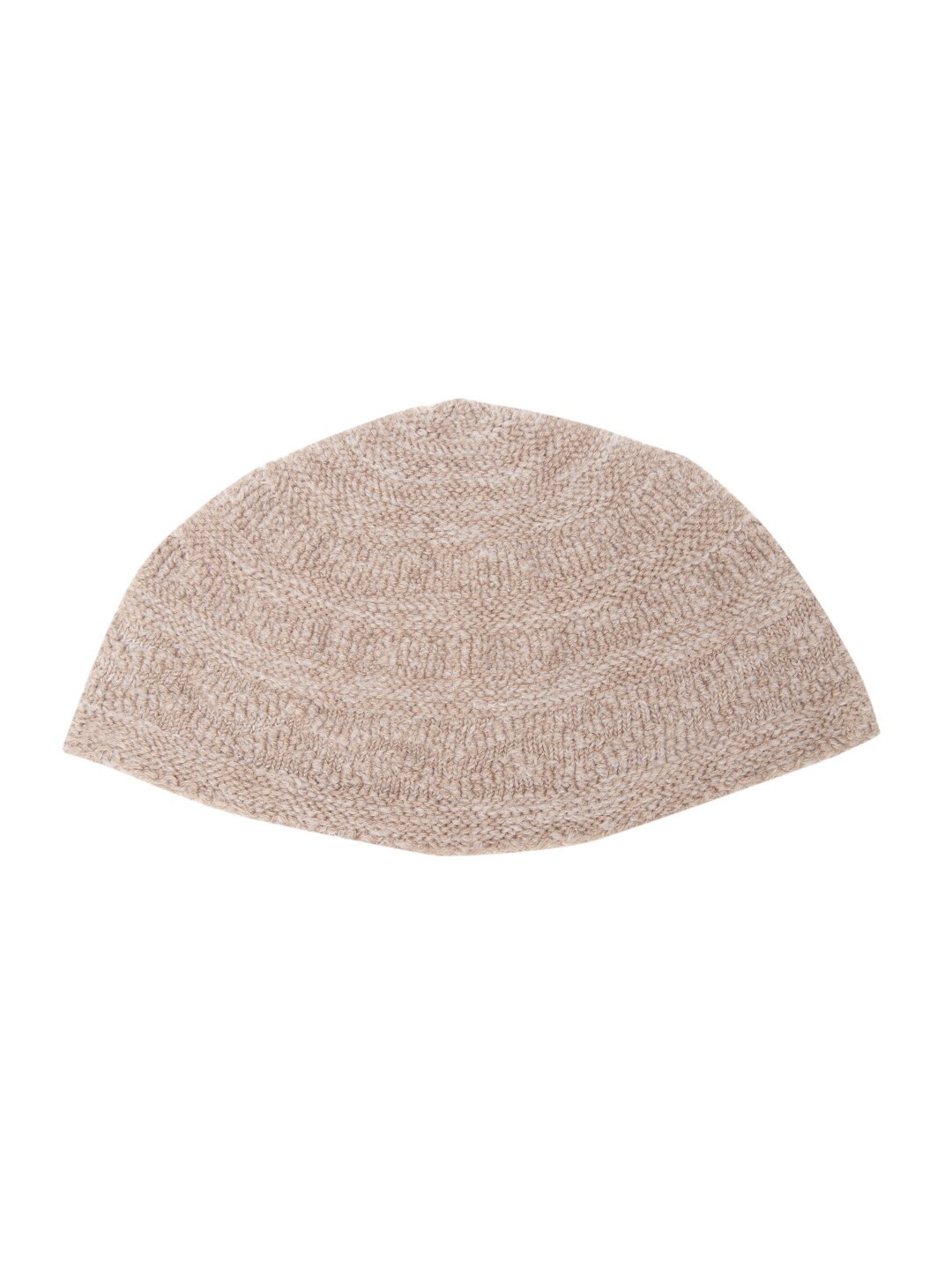 

Bharatasya Men Beige Prayer Cotton Beanie