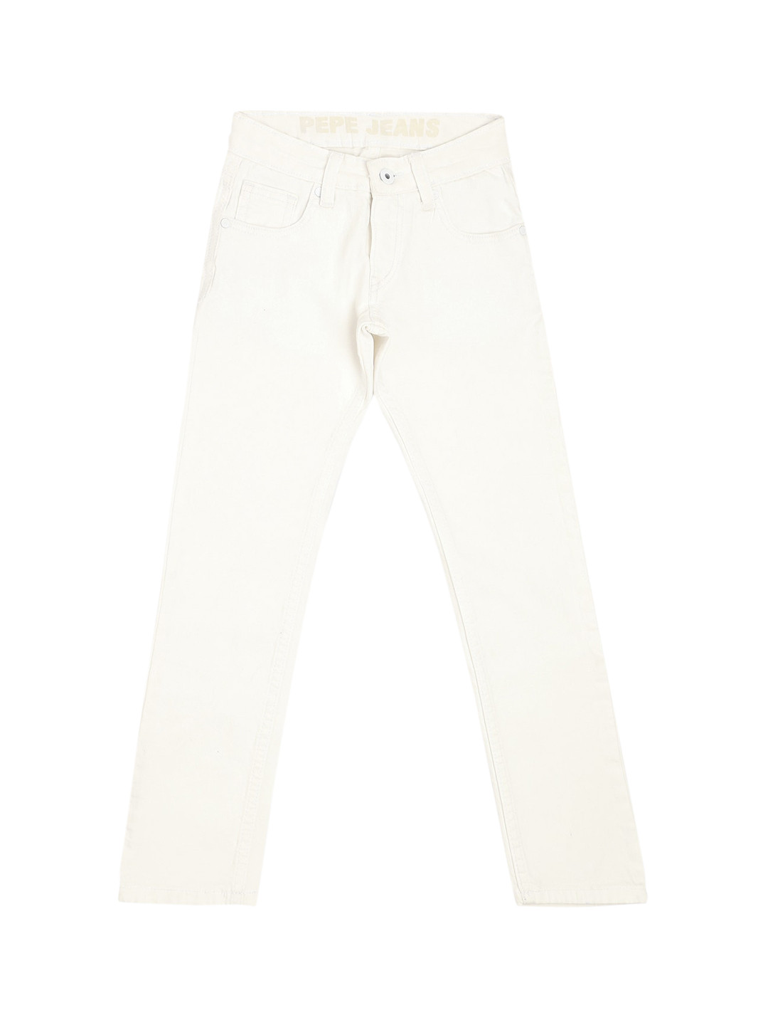 

Pepe Jeans Boys Slim Fit Stretchable Jeans, White