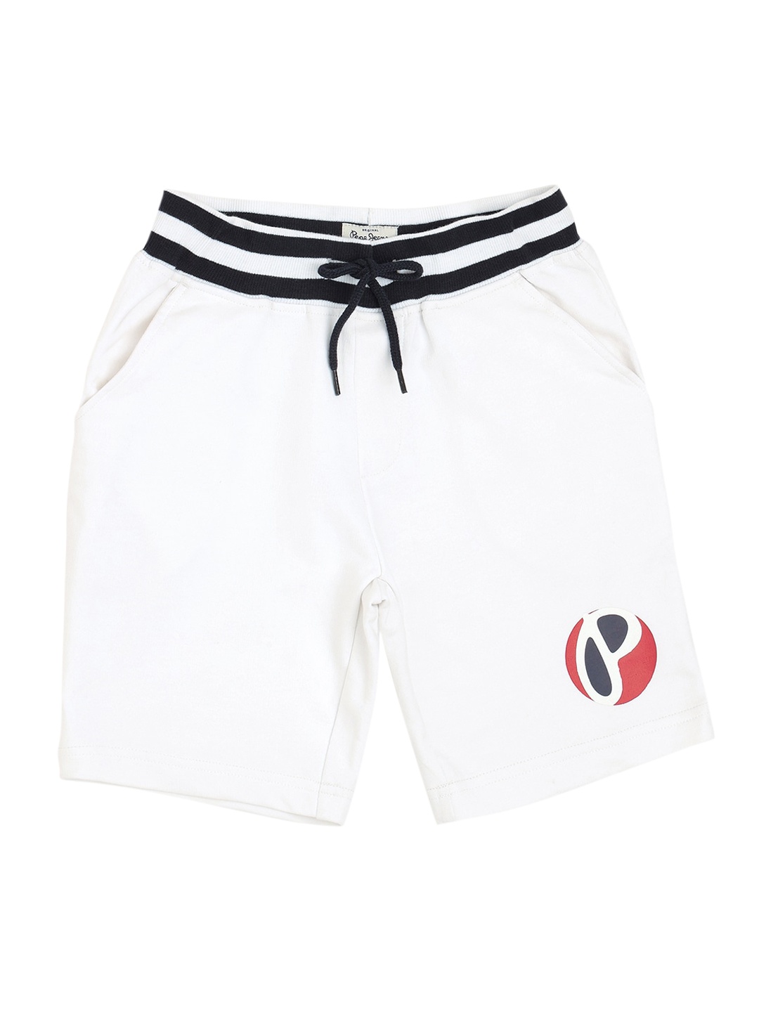 

Pepe Jeans Boys White Cotton Shorts