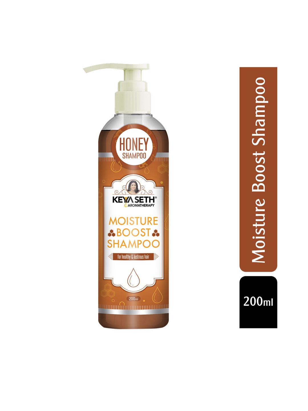 

KEYA SETH Moisture Boost Honey Shampoo for Dry & Dull Hair - 200ml, Brown