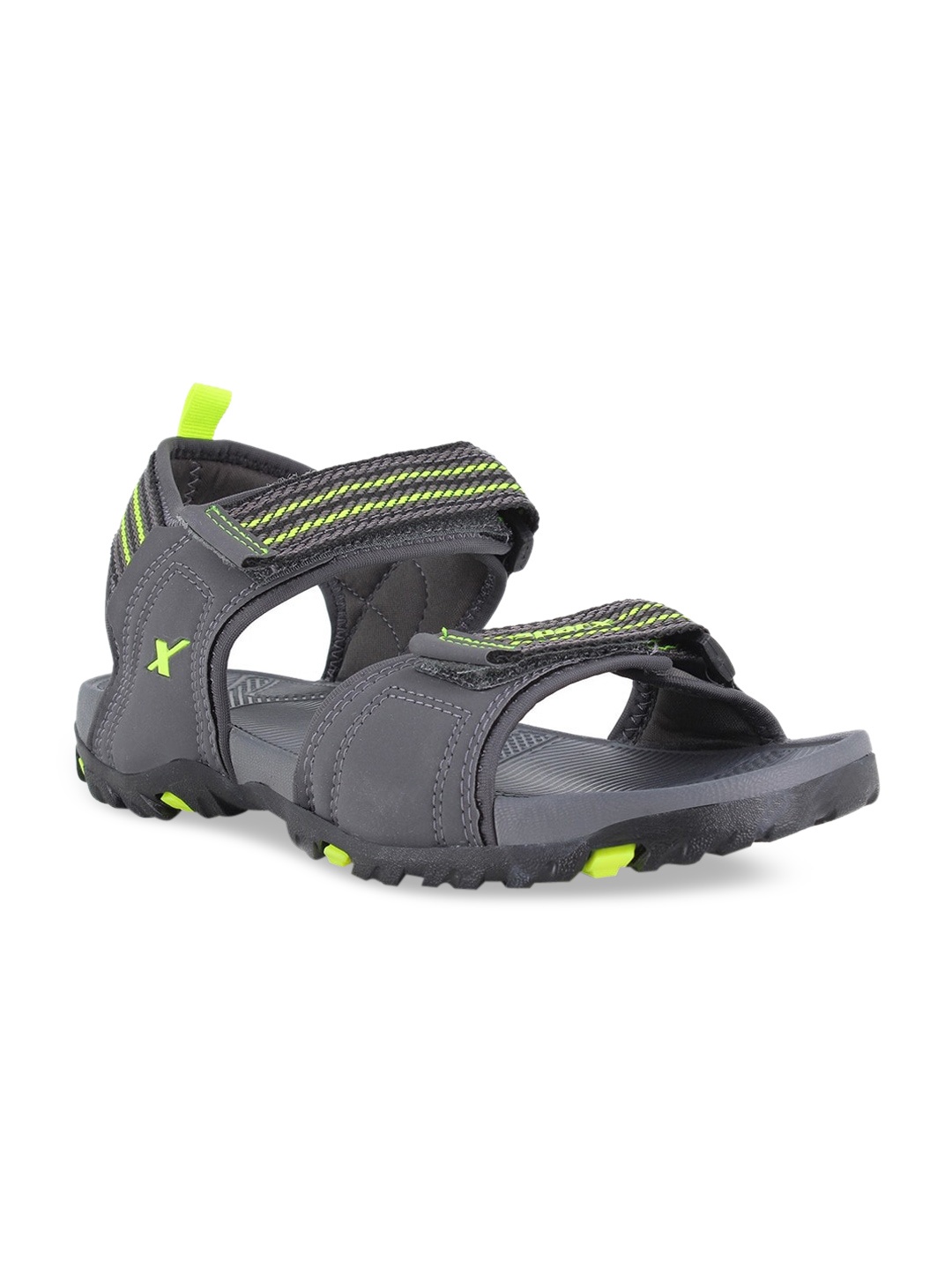 

Sparx Men Grey Solid Sports Sandals