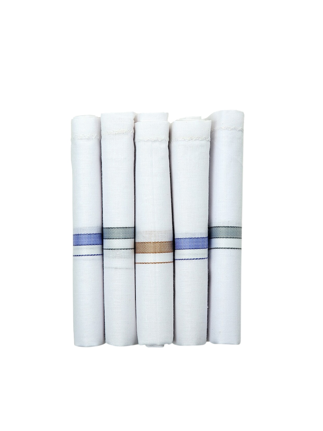 

CRUSSET Men Pack of 10 White Handkerchiefs